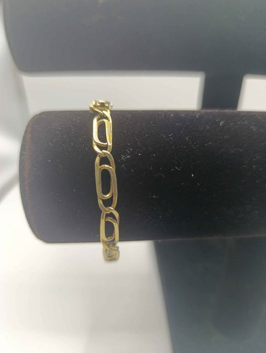Esclava de oro 14k 10.9 gr 8cm de largo abrochada