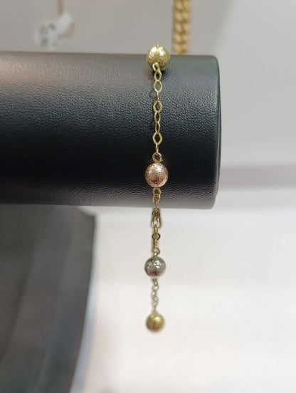 Oro pulsera 10K Peso 2.7 Gramos
