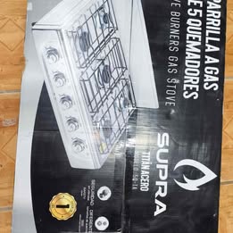 Estufa 5 quemadores  supra