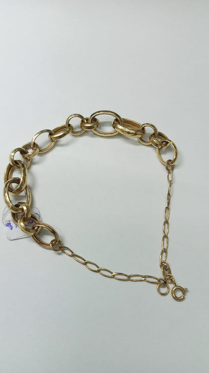 Pulsera de oro 10k 6.4gr 22cm