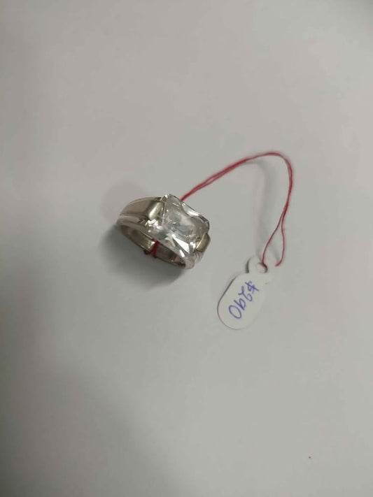 Anillo de plata con piedra