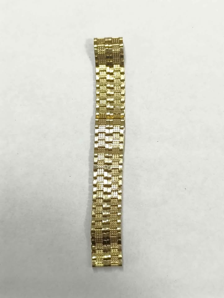 Pulso tipo Rolex de oro 10k pesa 15gr usada