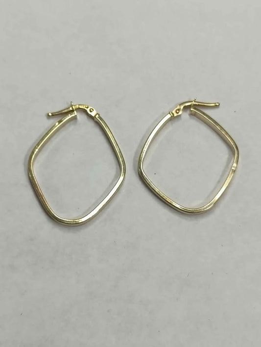 Par arracadas de oro 14k pesa 2gr usada