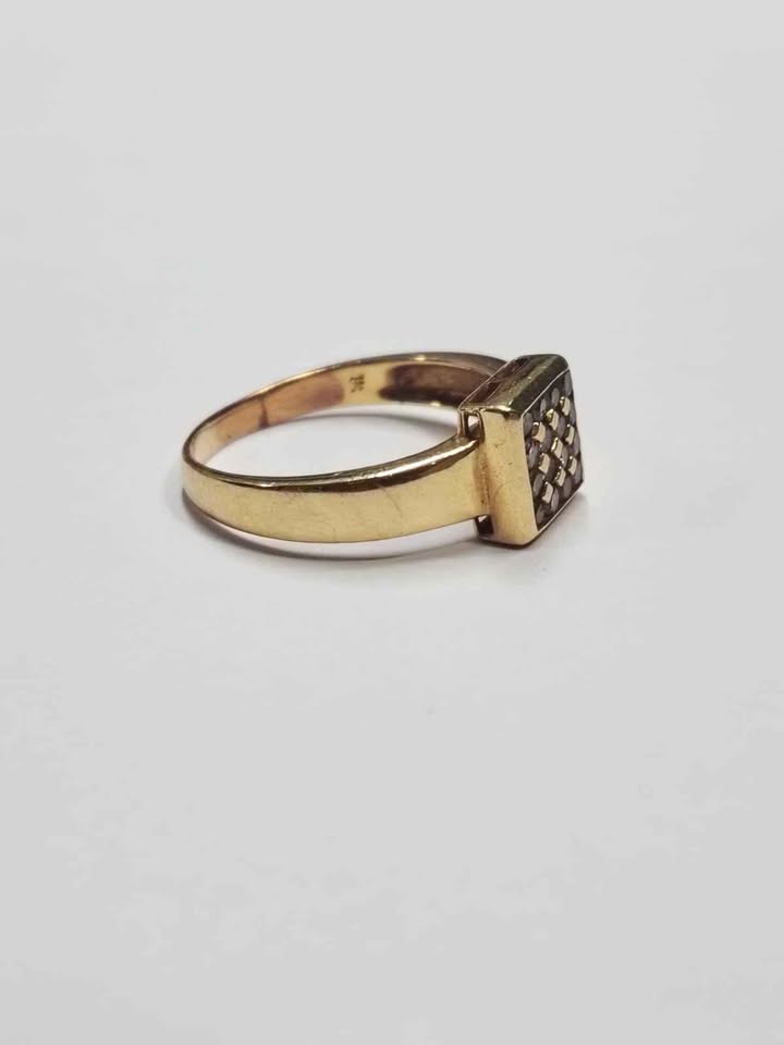 Anillo de oro tipo sello 14k 4gr #9 usado