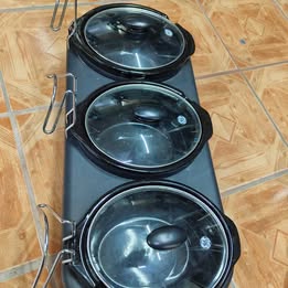 Bufera  de 3 ollas general electric