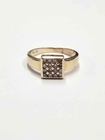 Anillo de oro tipo sello 14k 4gr #9 usado