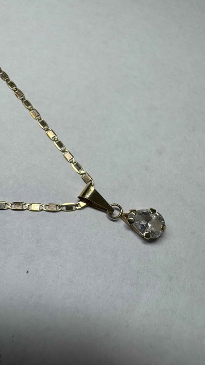 Cadena de oro con dije 10k