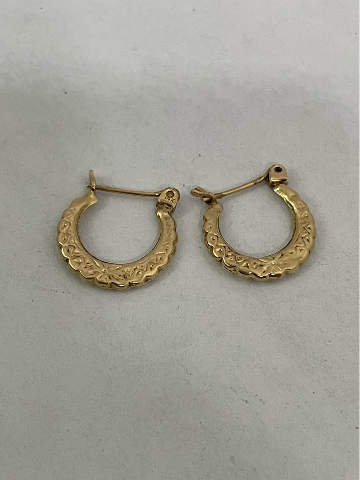 Arracadas de Oro 14K/1 gr