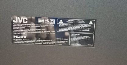 Smart tv JVC 50 pulgadas, usado