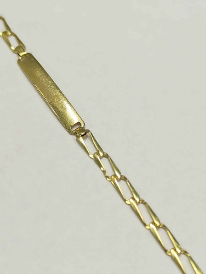 Oro Esclava Niño 10K Peso 3.9 Gramos