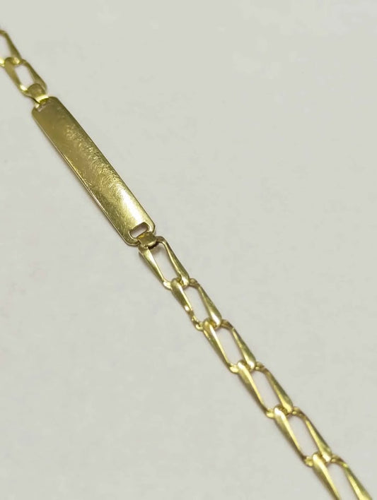 Oro Esclava Niño 10K Peso 3.9 Gramos