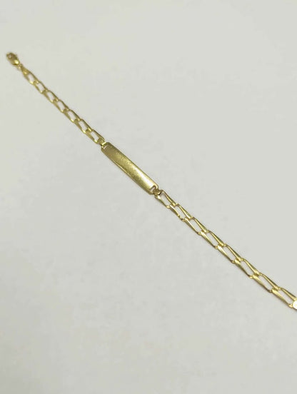 Oro Esclava Niño 10K Peso 3.9 Gramos