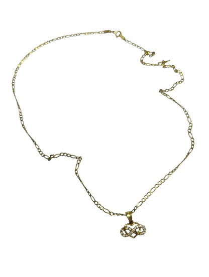 Cadena con dije infinito de oro 10k 3.5gr usada