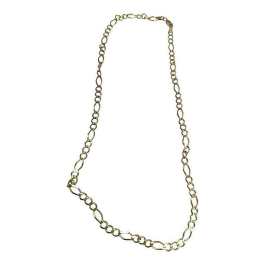 Cadena de oro tejido 3 x 1 10k pesa 10.8gr usada