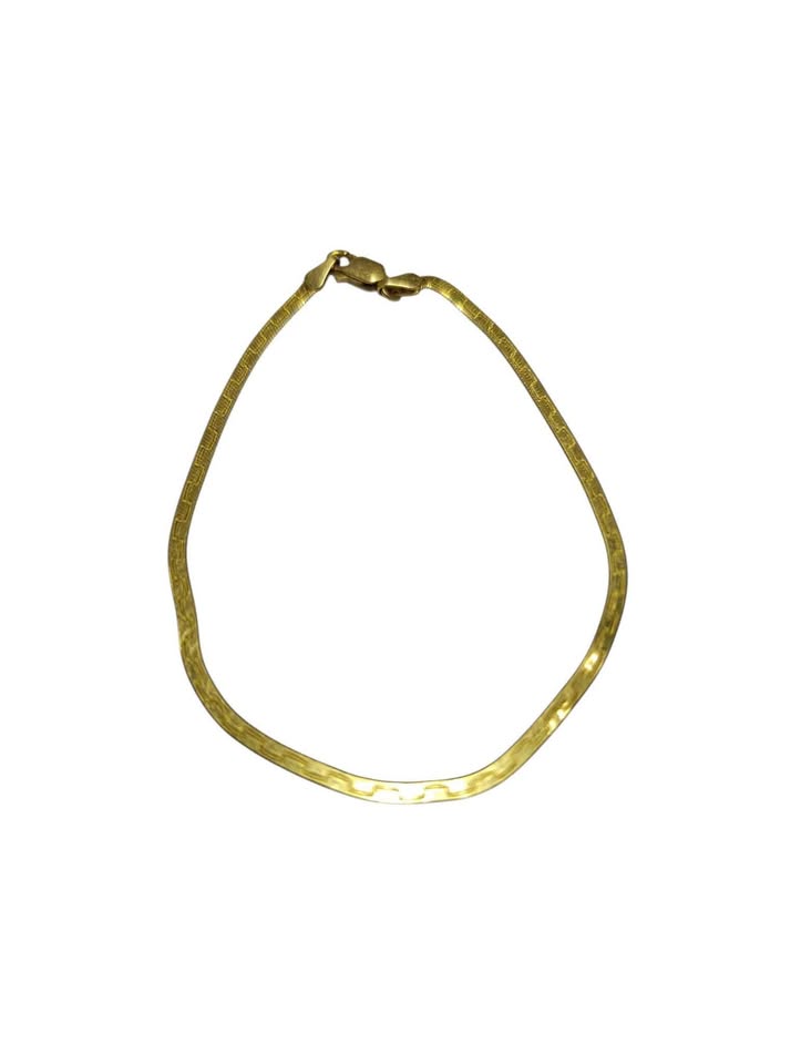 Pulcera planchada de oro 14k 2.3gr usada