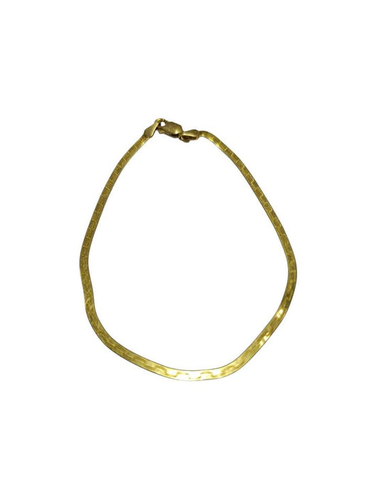 Pulcera planchada de oro 14k 2.3gr usada