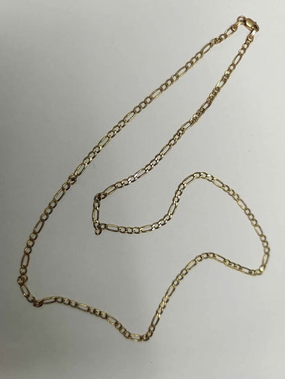 Oro Cadena tejido 3x1 10k pesa 6.3 GR Usada