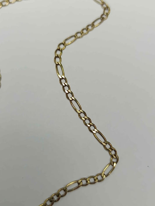 Oro Cadena tejido 3x1 10k pesa 6.3 GR Usada