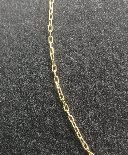 Cadena eslabon 1x1 ORO10k peso 1.7gr, usado