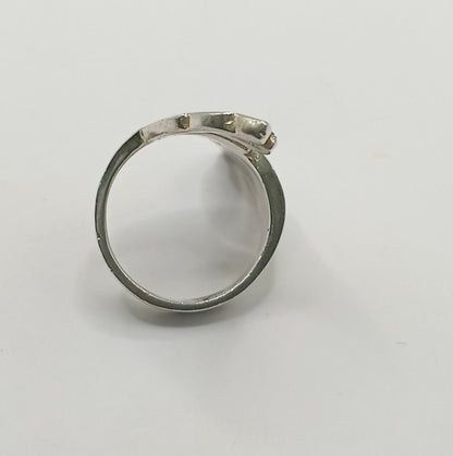 Anillo de colores PLATA 925  peso 8.3gr