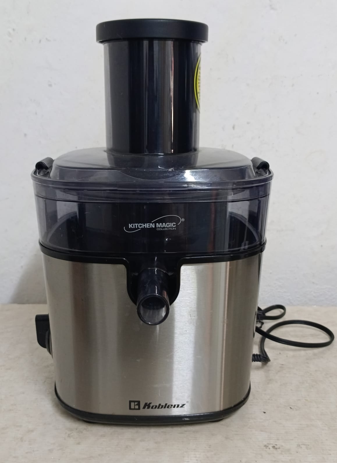 Extractor de Jugos Koblenz kitchen magic, usado