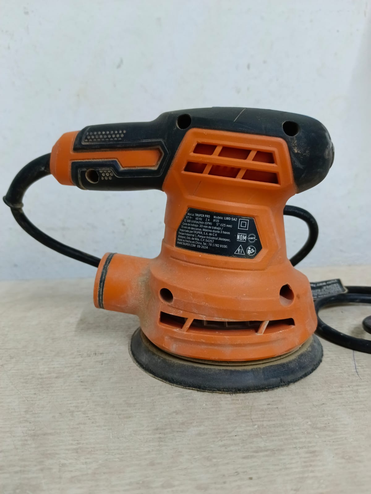Lijadora Orbital TRUPER liro-5a2, usado