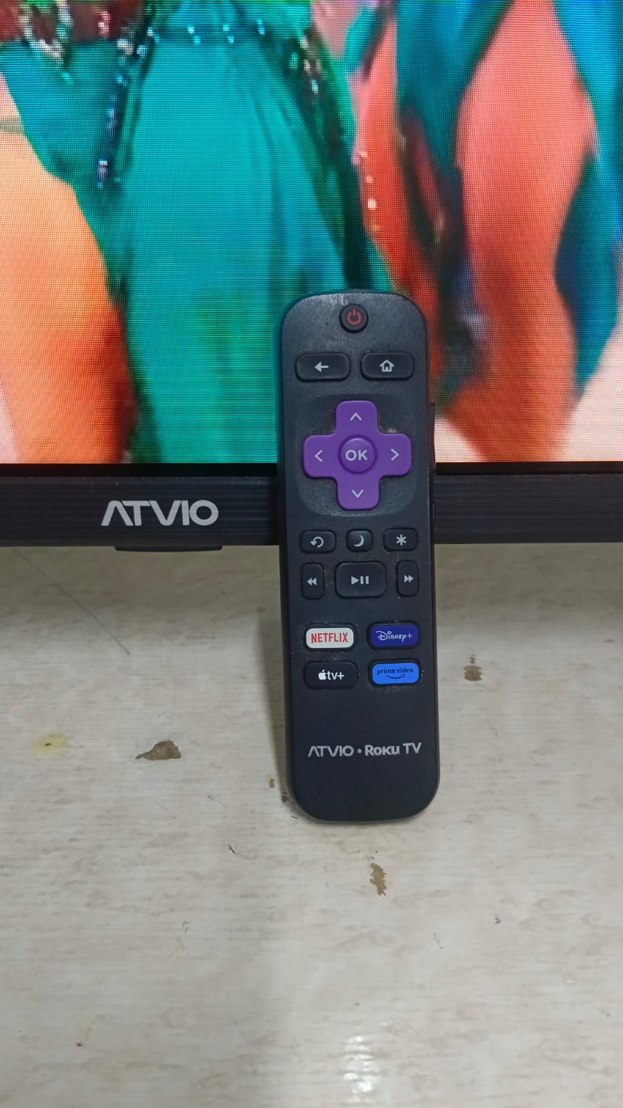 Smart tv ATVIO 32 pulgadas, usado