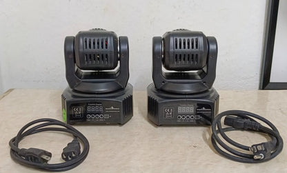 Par de luces de sonido WAHRGENOMEN rgbw con cables, usado