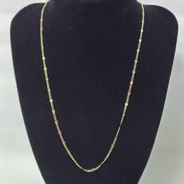 Cadena con diseño oro 10k