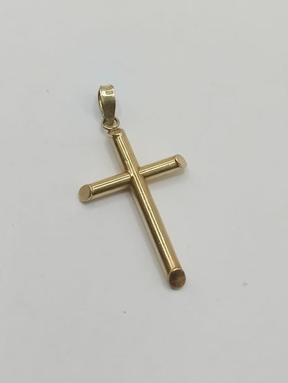 Dije de cruz ORO 10K peso 1.1gr