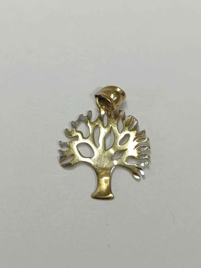 🌳✨ DIJE ÁRBOL ORO 10K ✨🌳 – 0.60g – USADO