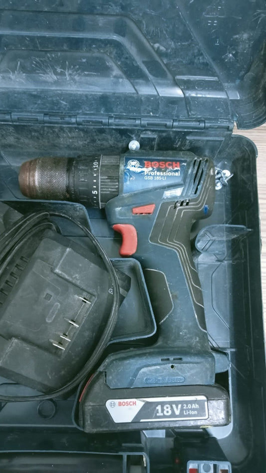 🔧 Taladro Inalámbrico Bosch GSB 185-LI usado