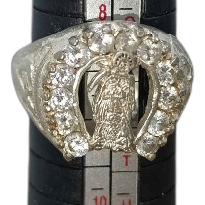 Plata anillo .925 Peso 5.7g Usado