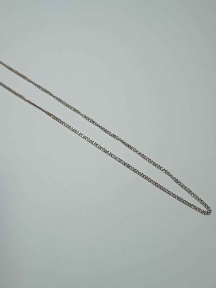 PLATA CADENA SIN DIJE PALOMA Y CORAZON 6.4 GR