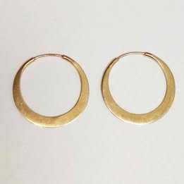 Coquetas de oro 18k p 3.1gr