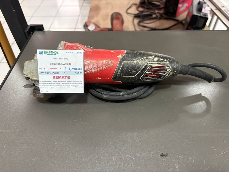 MINI ESMERIL MILWAUKEE GRINDER