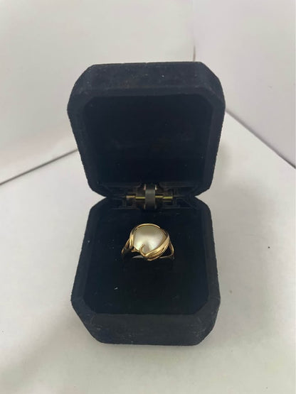 Anillo con Perla 14k/2.7gr