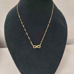 Cadena con infinito 14k p2gr