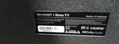 Pantalla Smart TV SHARP 58 pulgadas, usado