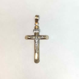 Dije cruz 10k p 1.6gr