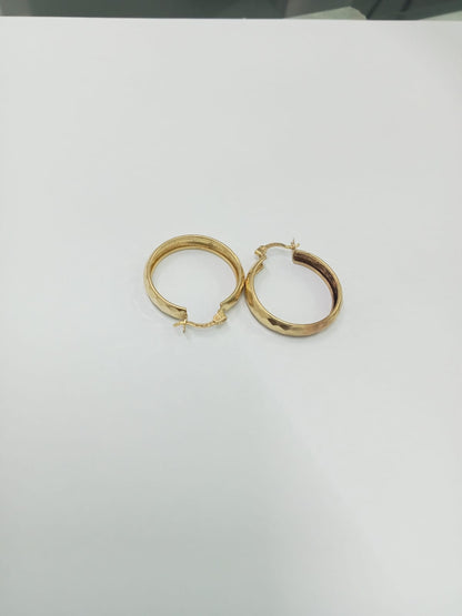 Arracadas Diamantadas en Oro 10k – 2.7g