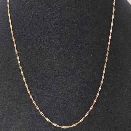 Cadena de giro 3 oros 10k p 1.3gr