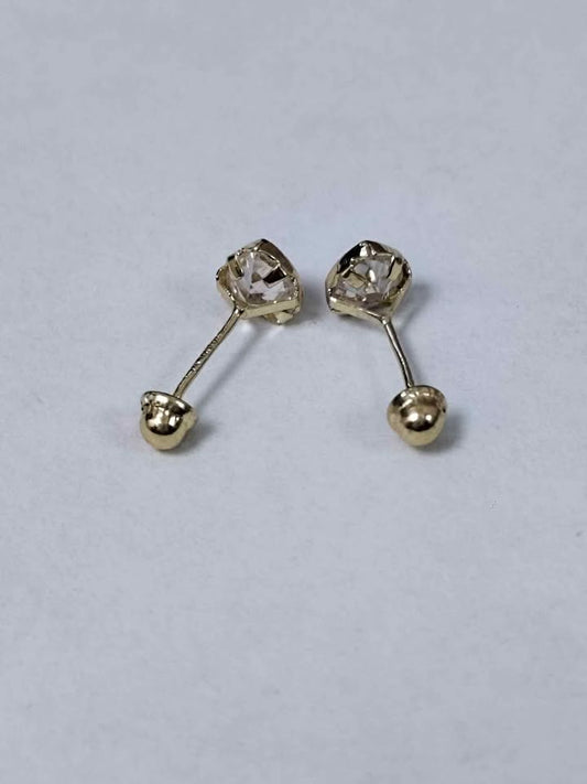 Aretes corazon 10k p 0.3