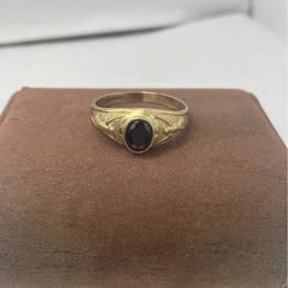 Anillo Oro con piedra 10k/3.80gr/#12