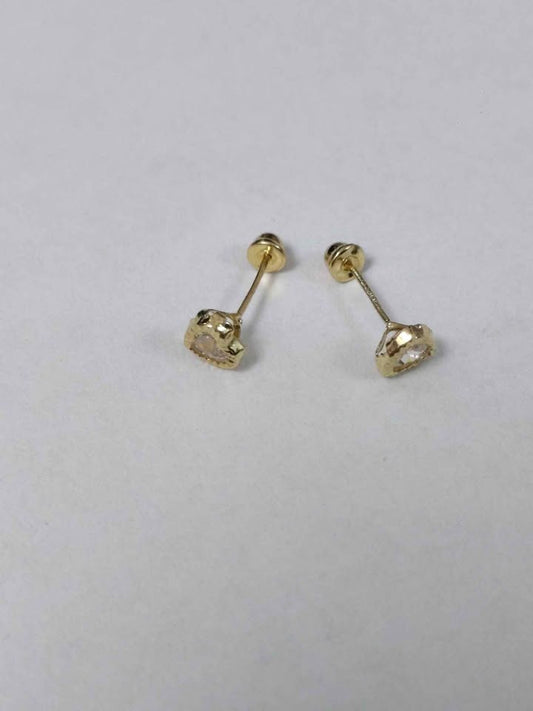 Aretes corazon 10k p 0.3