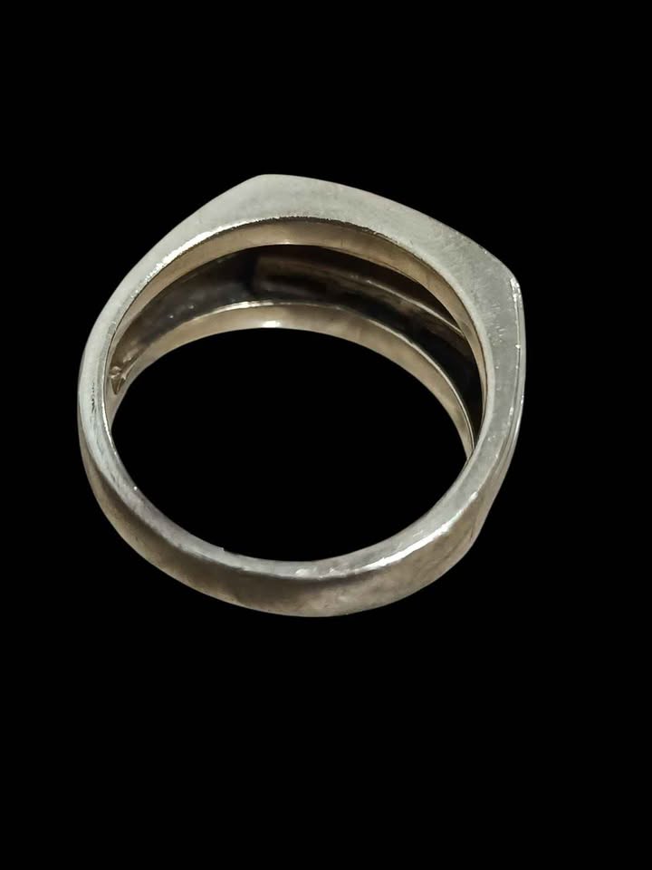 Oro anillo tipo sello 10k 6.7g