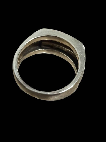 Oro anillo tipo sello 10k 6.7g