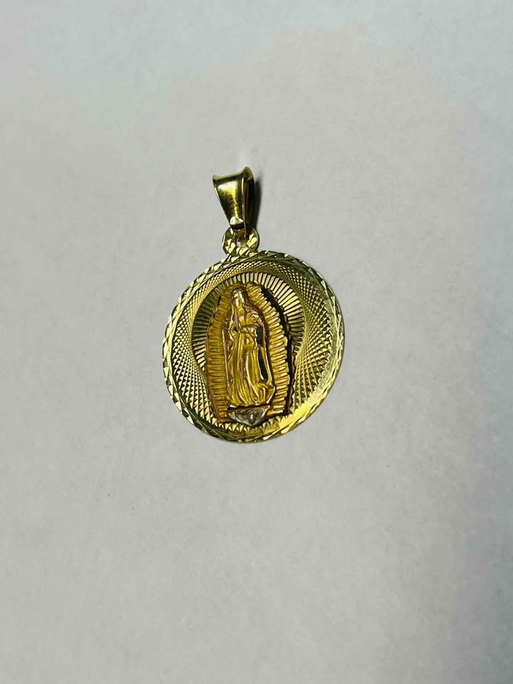 Oro Dije religioso 10k 2.3g
