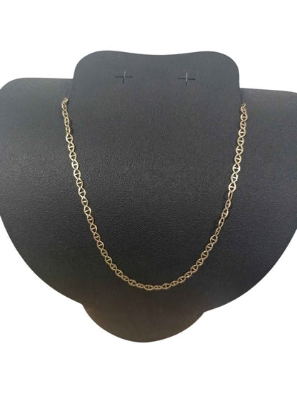 Oro Cadena tejido escalera 10k 5.7g