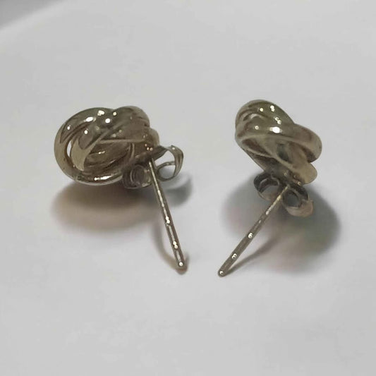 Oro Aretes rollito 10k 0.6g